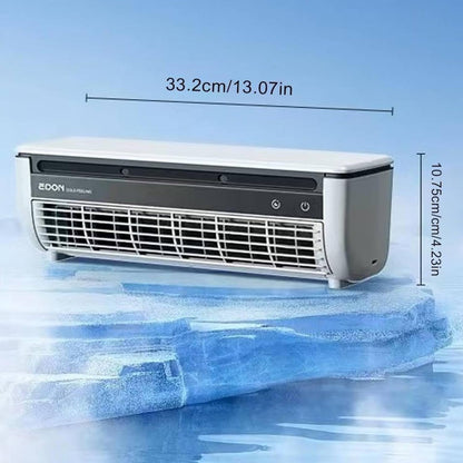 GENERIC Climatiseur Mural Portable à Charge Sans Fil Sans Perçage Pour Cuisine, Chambre à Coucher, Bureau, Refroidissement Instantané 10 Secondes Et 3 Vitesses (blanc)