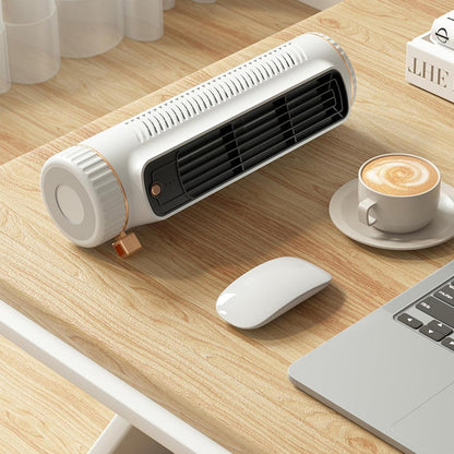  Mini Climatiseur Personnel - Ventilateur De Refroidissement Portable - Alimentation USB AC - 3 Vitesses - Tête Oscillante - Mini Climatiseur Pour Chambre à Coucher Et Voiture