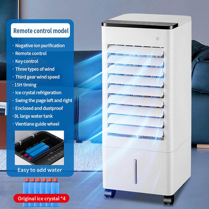 GENERIC Climatiseur Portable Avec Minuterie De 15 H, Arrêt Automatique, 3 Modes De Flux D'air, Réservoir D'eau De 9 L - Unité AC Sans Conduit