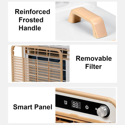 GENERIC Climatiseur Intelligent Portable Avec Contrôle Tactile, Minuterie Pour Bureau De Chambre RV