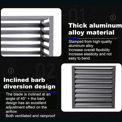 GENERIC Housse Robuste En Aluminium Pour Climatiseur – Clôture Antivol Pour Radiateur Pour Unités Extérieures, Réduction Du Bruit Et Dissimulation, Protection AC Et Décoration Extérieure élégante