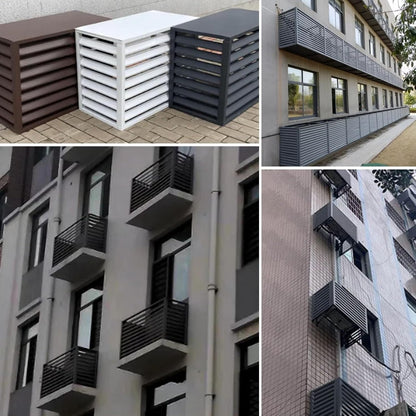 GENERIC Housse De Climatiseur Pour Unité Extérieure, Réduction Du Bruit, Protection Contre Les Intempéries Pour Systèmes Mini Split, Matériau Durable, Ajustement Universel, Bouclier Toutes Saisons