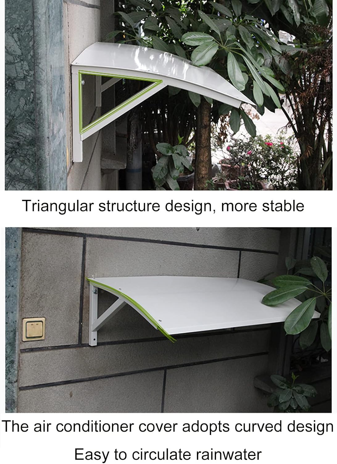  Housse De Protection Pour Climatiseur Extérieur, Protection Contre Les UV, La Pluie, La Neige – Pare-soleil De Climatisation, Pompe à Chaleur – Auvent De Terrasse Durable