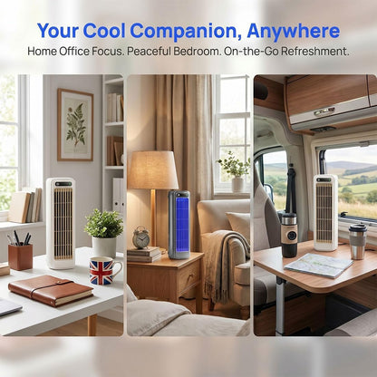  Jiuberry Cooling Ace, Climatiseur Portable Epicooler, Climatiseur Portable Quiet Cooling Ace à 3 Vitesses, Chargement USB-C, Gain De Place Mural, Pour Une Utilisation Intérieure Dans (D)