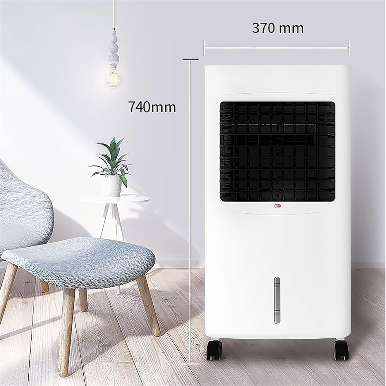 GENERIC Refroidisseur D'évaporation Portable Avec Télécommande - Unité De Refroidissement Mobile Efficace Pour L'énergie Pour La Maison Ou Le Bureau, Conception Compacte, Idéal Pour L'utilisation Estivale