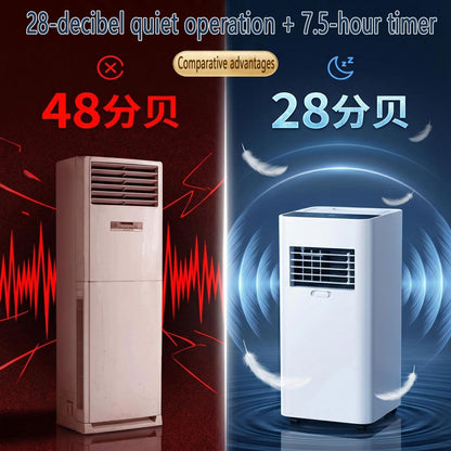  Climatiseur Portable, Climatisation Intelligente Silencieuse Refroidit Jusqu'à 300 Pieds Carrés Avec Ventilateur Et Déshumidificateur, Télécommande D'affichage LED, Minuterie 24H, Kit De Fenêtre Pour