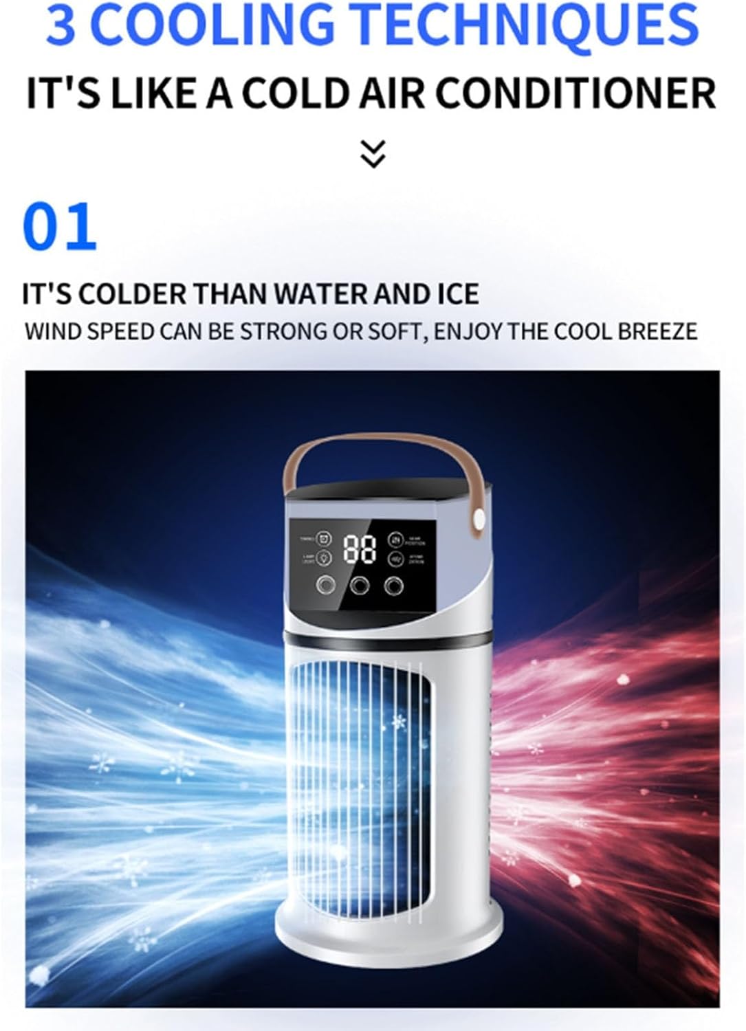  Climatiseur Mobile 9000 BTU - 4 En1 Avec Déshumidificateur, Minuterie 24H Climatiseur Portable Avec Télécommande, Ventilateur Et Mode Nuit - Silencieux, Pour Chambre, Bureau, Camping