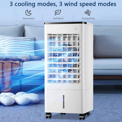 GENERIC Climatiseur Portable Avec Télécommande, Minuterie 15h, Oscillation Large De 90°, Refroidisseur évaporatif Silencieux Pour Chambre à Coucher, Sans Tuyau Avec Boîte à Glace Pour Un Refroidissement