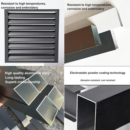 GENERIC Mini Housse De Climatiseur En Aluminium Robuste, Protection Antivol Pour Climatiseur, Réduction Du Bruit, Protection Extérieure Résistante Aux Intempéries Pour Une Utilisation En Intérieur Et En