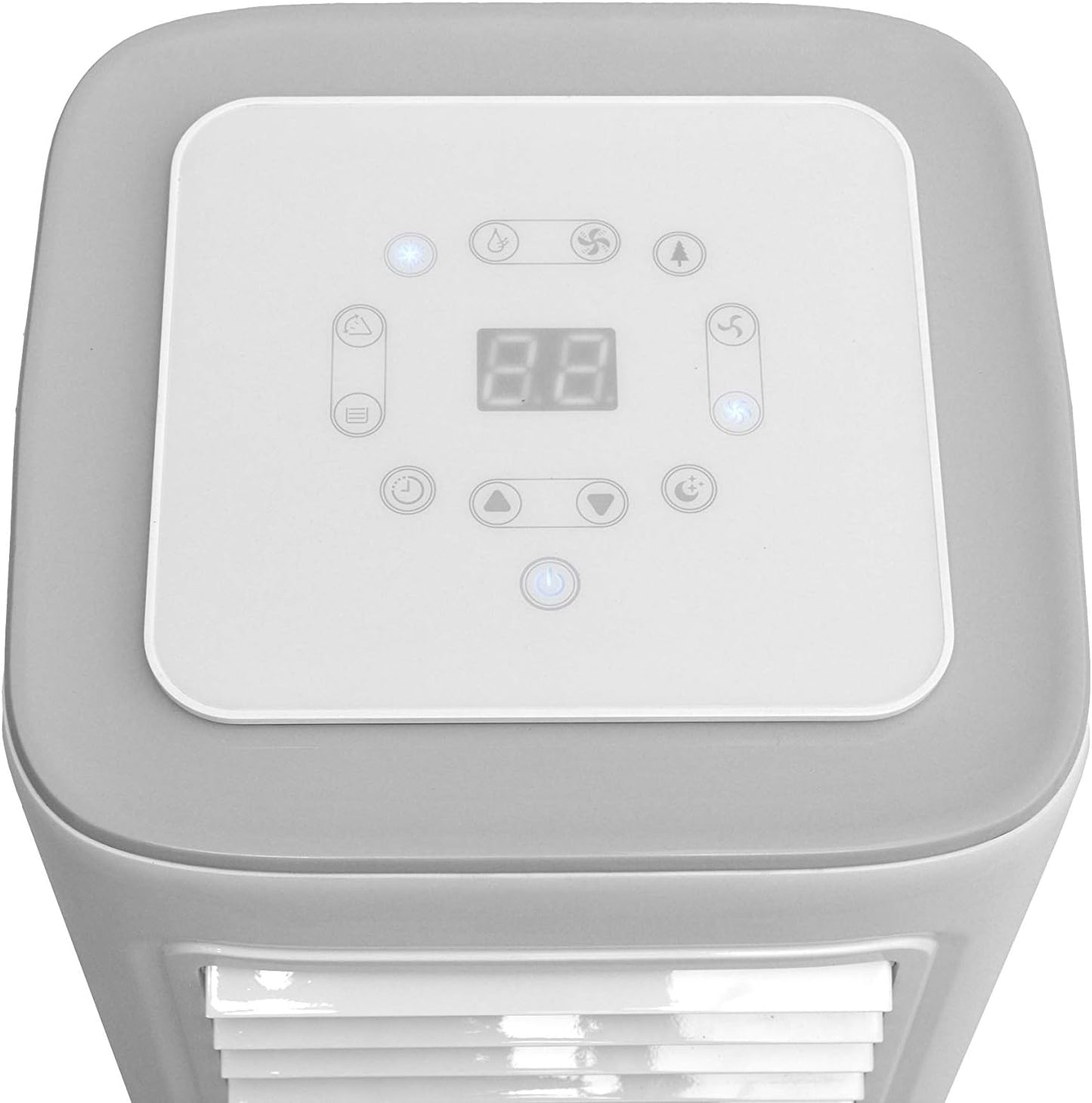  My Wave - Climatiseur Portable 7K - 1750 Frigories Et 20 M2 De Portée - Climatiseur Portable Avec 2 Vitesses Et Mode Nuit - Minuterie 24 H Et Niveau De Bruit Bas - Affichage LED Sur Le Dessus