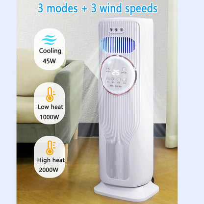 GENERIC Refroidisseur D'air évaporatif Portable Avec Télécommande, 4 Modes, 3 Vitesses, Affichage LED, Minuterie 12 H, Arrêt Automatique, Réservoir De 1,2 L, Ventilateur De Refroidissement Silencieux Sans