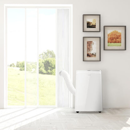  Cecotec Adaptateur Housse Isolante Universelle Pour Fenêtres Ou Portes Coulissantes Pour Climatiseur Portable 210x90cm, 100% Polyester, Isole De L’Extérieur, Fermeture Éclair Et Bande Adhésive