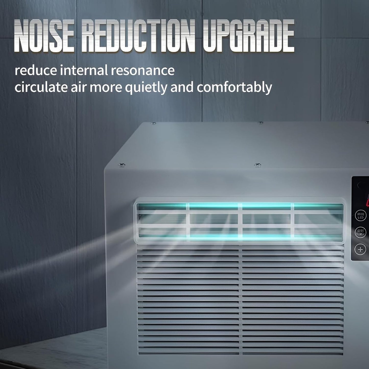  1876 BTU Portable AC Unit, Refroidisseur Personnel Compact Avec Déshumidificateur Pour Chambre à Coucher Chambre à Coucher, Low Power 280W Whisper Utilisation Silencieuse Comprend Un Kit De Fenêtre De