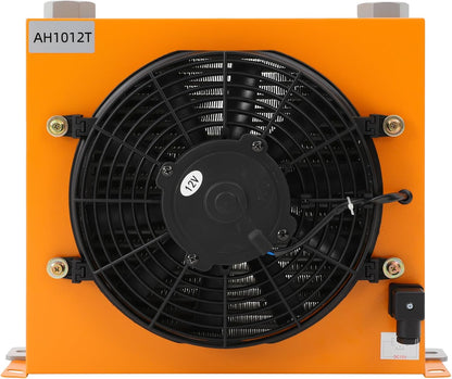  Refroidisseur D'air Hydraulique, 120 W CC 12 V, Refroidisseur D'huile Refroidi Par Air, 6000 Kcal/h, 100 L/min, Faible Bruit De Travail, Pour Huile Hydraulique, Transmission Et Mécanismes De