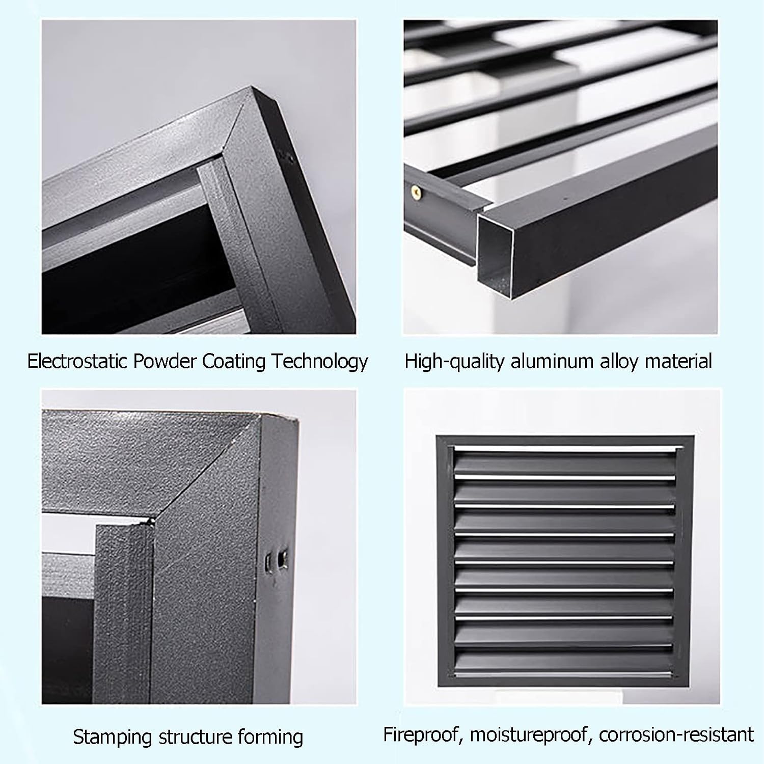  Housse De Protection En Aluminium Pour Climatiseur – Protection Extérieure Contre Les Intempéries – Clôture D'intimité Pour Unités Centrales – Couvercle De Condensateur Idéal Pour Une Utilisation En