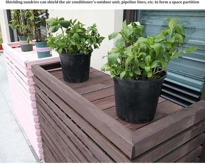 GENERIC Housse Pour Unité De Climatisation Extérieure – Volets De Fenêtre élégants Et Résistants Aux Intempéries Pour Climatiseurs Centraux – Cachez Votre Unité Extérieure Avec Protection