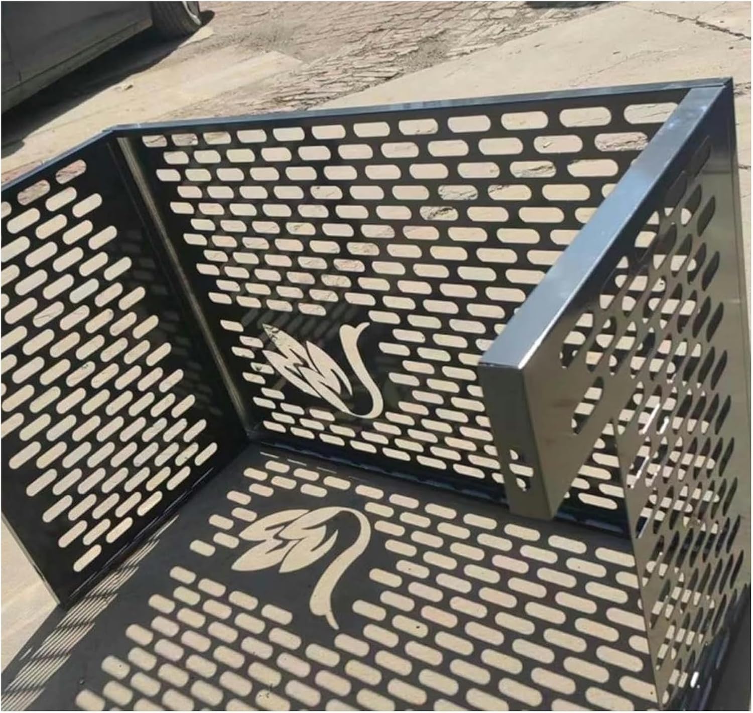 GENERIC Housse De Protection Pour Climatiseur Extérieur – Protection En Aluminium Résistant Aux Intempéries Pour Climatisation Extérieure – Clôture Universelle Pour Climatisation