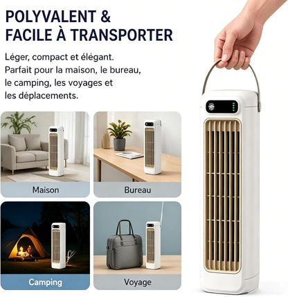  Climatiseur Mural Sans Évacuation – Climatiseur Mobile Portable Froid & Chaud, Climatiseur Portable Mural Ultra Silencieux Avec Télécommande, Minuterie 8H Pour Maison, Bureau (Flower*2)
