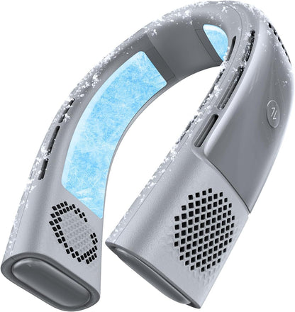  TORRAS COOLiFY 2S Ventilateurs De Cou Qui Soufflent De L'air Froid [version Limitée], Climatiseur De Cou Avec Batterie Longue, Ventilateur De Cou à Changement Orange-bleu, Ventilateur De Cou
