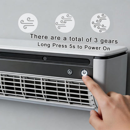  Ventilateur Rafraîchisseur D’air, Appareil De Ventilation À Trois Vitesses Rechargeable Sans Fil, Dispositif De Fraîcheur Pour Maison, Chambre, Camping-Car, Cuisine, Salle De Bain Et Salle De Sport