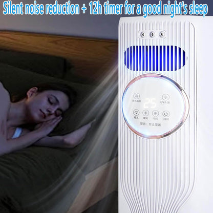 GENERIC Refroidisseur D'air évaporatif Portable Avec Télécommande, 4 Modes, 3 Vitesses, Affichage LED, Minuterie 12 H, Arrêt Automatique, Réservoir De 1,2 L, Ventilateur De Refroidissement Silencieux Sans