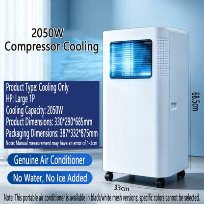 GENERIC Climatiseurs Portables De 8 000 BTU Pour Grande Pièce Jusqu'à 300 M² Unité AC Intelligente Avec Télécommande, Déshumidificateur à Refroidissement Rapide, Mode Veille Silencieuse, Kit De Fenêtre Inclus