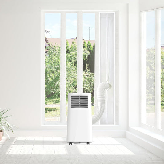 Cecotec Adaptateur Housse Isolante Universelle Pour Fenêtres Ou Portes Coulissantes Pour Climatiseur Portable 210x90cm, 100% Polyester, Isole De L’Extérieur, Fermeture Éclair Et Bande Adhésive