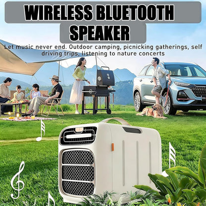  Climatiseur D'extérieur Portable,Climatiseur Mobile,pour Tente,Refroidissement/Chauffage,3 Vitesses De Ventilation,Faible Consommation D'énergie Aucune Installation Nécessaire Cold+Heat