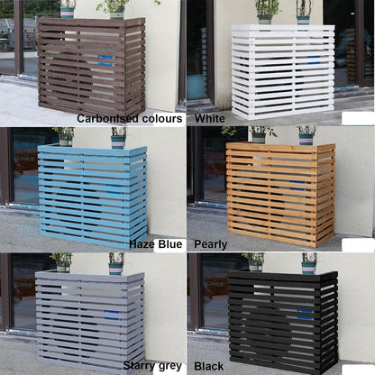 GENERIC Bonsai Design Housse En Bois Pour Climatiseur – Protection Pour Unité Extérieure | Cadre AC élégant Pour Différents Réglages | Solution Résistante Aux Intempéries Et élégante