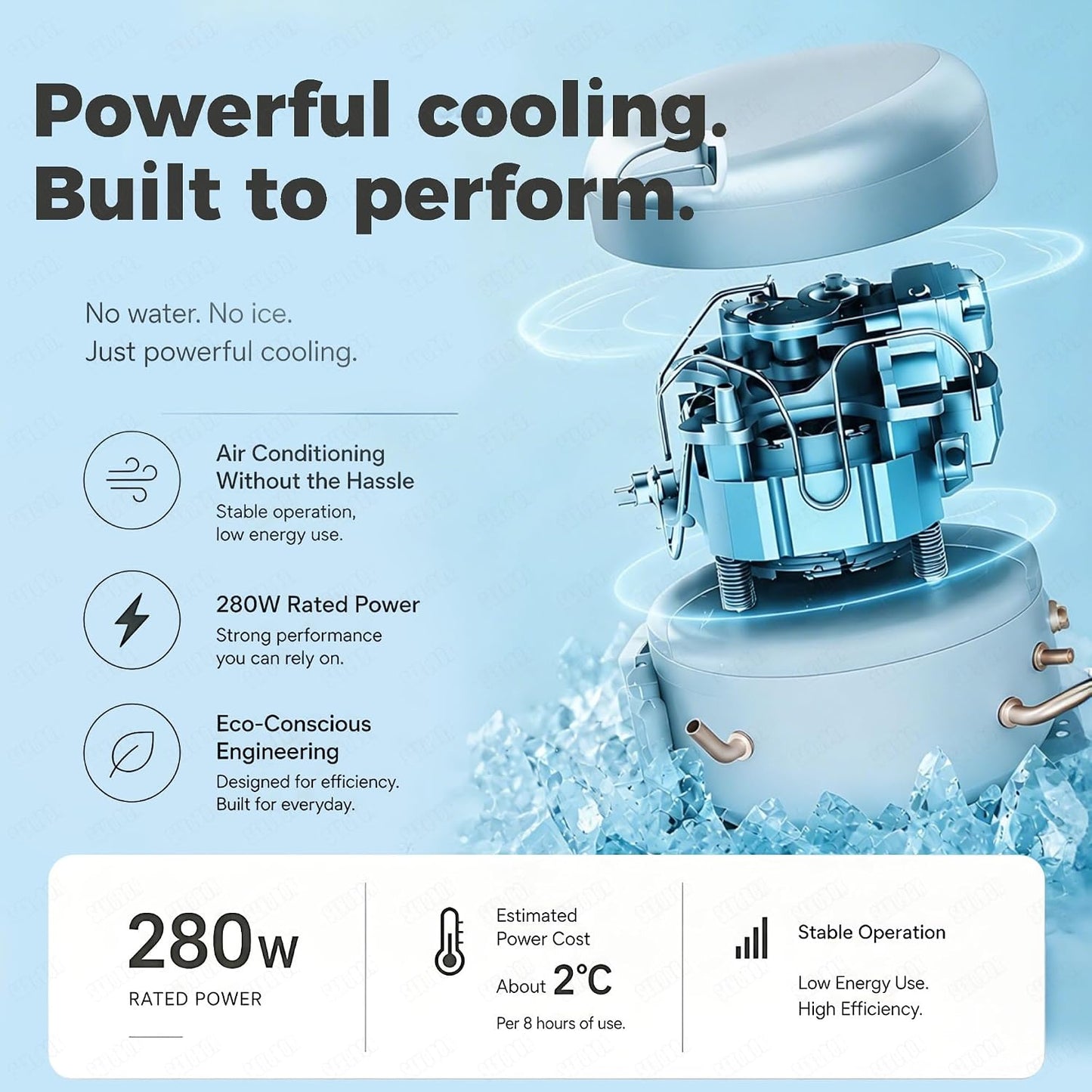  AC Portable Avec Compresseur, 3 En 1 Mini Unité De Refroidissement Pour La Chambre à Coucher.Déshumidificateur, Mode Ventilateur.Tranqueur 45dB, Télécommande Intelligente.Conception Compacte Et Légère