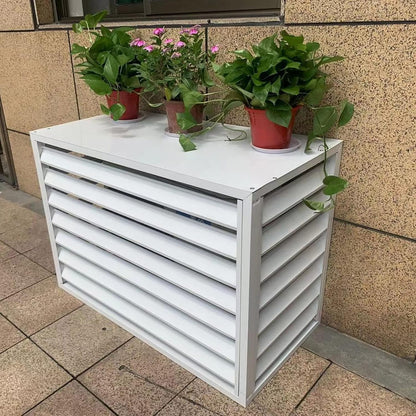  Housse De Protection Pour Climatiseur Extérieur – Protection Contre Les Intempéries – Protection Antivol Pour Climatisation Décorative Pour Unités Extérieures Et Protection élégante De La