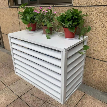 GENERIC Housse De Protection Imperméable Pour Climatiseur Extérieur - Protection Décorative Pour Climatisation - Empêche Les Débris Et Les Dommages Causés Par Les Intempéries - Solution De Rangement élégante
