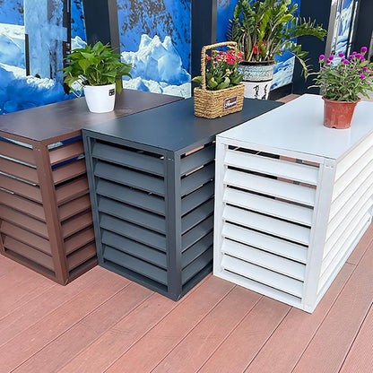  Housse De Protection Pour Climatiseur Extérieur - Anti-vol - Protection Contre Les Intempéries - Pour Climatiseurs Extérieurs