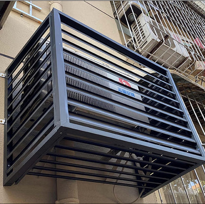 GENERIC Housse En Aluminium Pour Climatiseur – Bouclier Décoratif Résistant Aux Intempéries Pour Unités Centrales Climatisées Extérieures, Boîtier Autonome Pour Poubelles Ou Appareils CVC