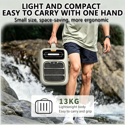  Climatiseur Mobile 4700 BTU, 3 En 1 Climatisation Avec Déshumidificateur Chauffage Et Mode Sommeil, Clim Mobile Silencieuse, Kit Fenêtre Fourni, Télécommande, Minuterie 24H